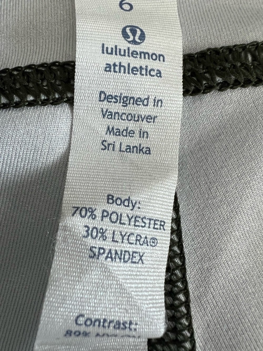 Lululemon Run Inspire Crop II Rare Leaf Print Luxtreme Leggings Size 6 - Picture 6 of 7